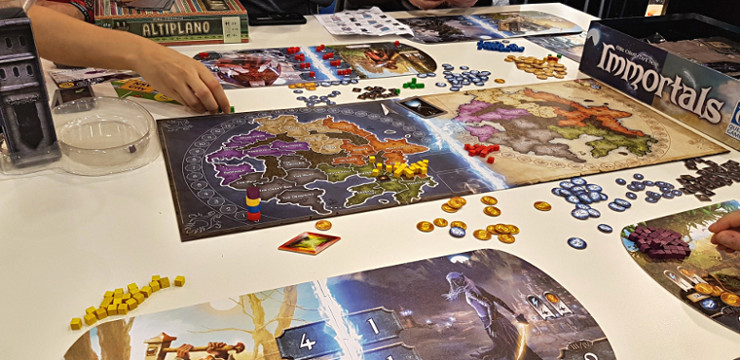 Le plateau d'Immortals